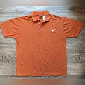Burnt Orange Texas Longhorns Polo Shirt